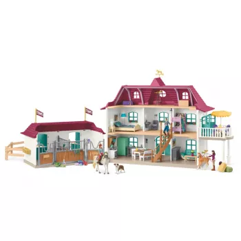 schleich HORSE CLUB Lakeview Country House and Stable, Haus, Pferde, 5 Jahr(e), Mehrfarbig