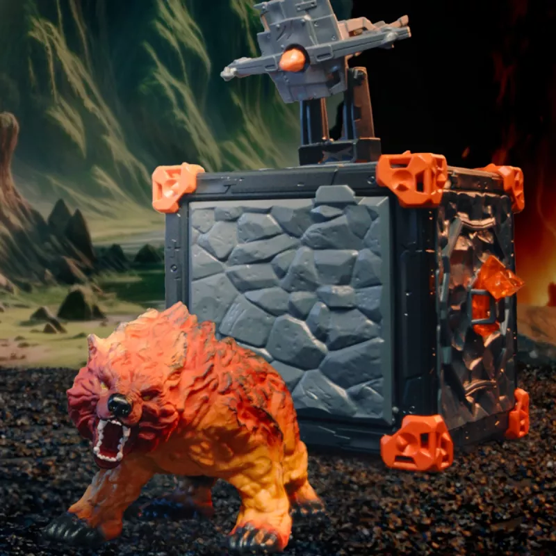 schleich ELDRADOR CREATURES BattleCave Lavabär, Action/Abenteuer, 7 Jahre, Mehrfarbig