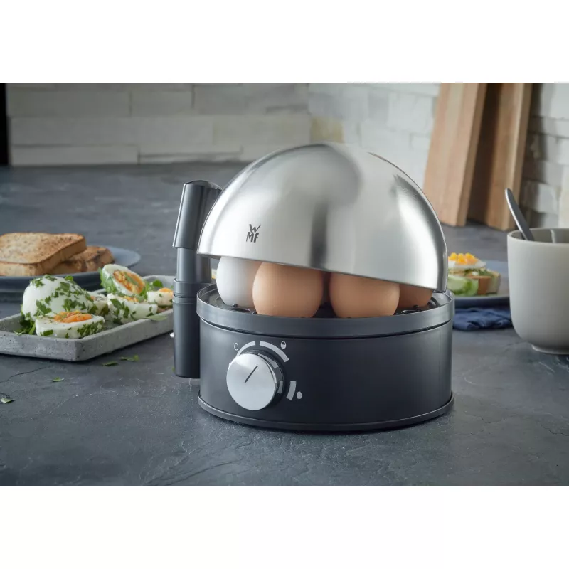 WMF Stelio 0415070011 7 Eier 380 W Schwarz, Chrom