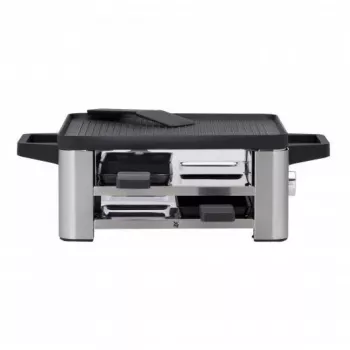 WMF 61.3024.5155 Raclettegrill 4 Personen Schwarz, Edelstahl