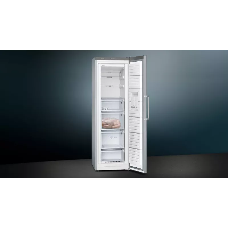 Siemens iQ300 GS36NVIEP Gefrierschrank Gefriertruhe freistehend 242 L Edelstahl