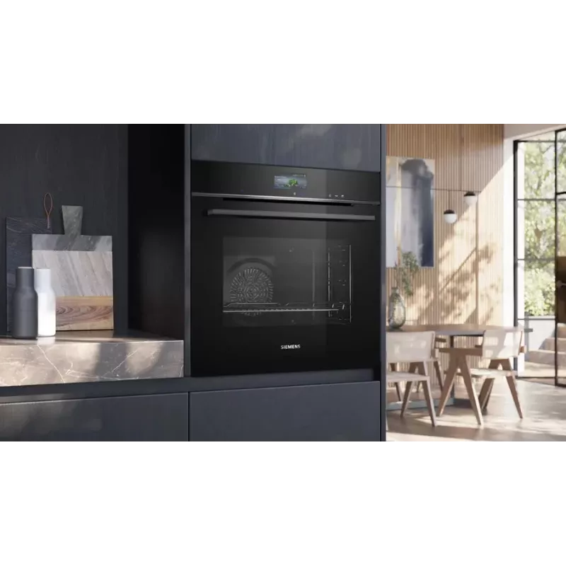 Siemens HR776G1B1 Backofen 71 L 3600 W Schwarz, Edelstahl