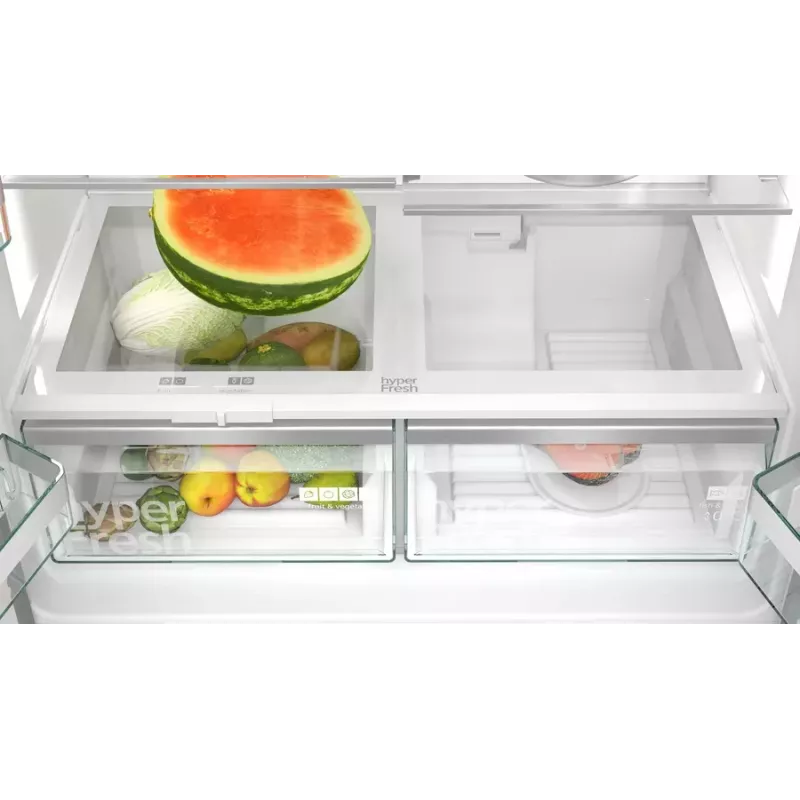 Siemens KF96DPPEA side-by-side refrigerator Freestanding 574 L Stainless steel