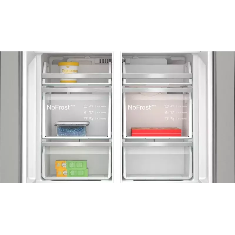 Siemens KF96DPPEA side-by-side refrigerator Freestanding 574 L Stainless steel