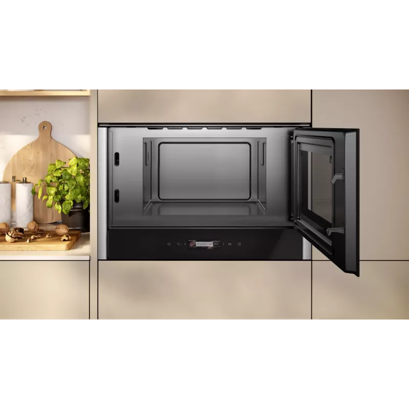 Neff NR4WR21N1 Mikrowelle Schwarz Solo-Mikrowelle Einbau 21 L 900 W