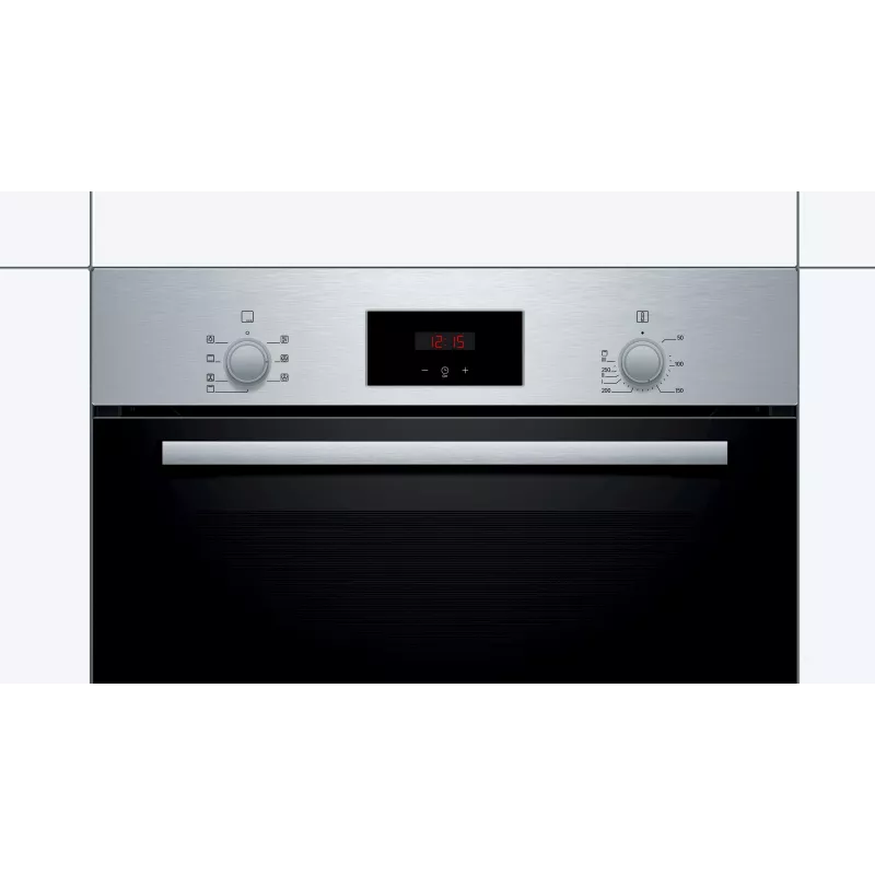 Bosch Serie 2 HBF133BR0 Backofen 66 L Schwarz, Edelstahl