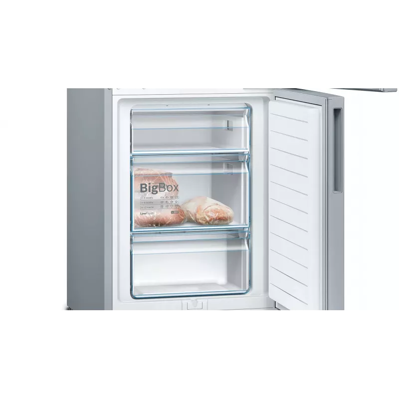 Bosch Serie 4 KGV332LEA Kühl-Gefrierkombination Freistehend 289 L Edelstahl