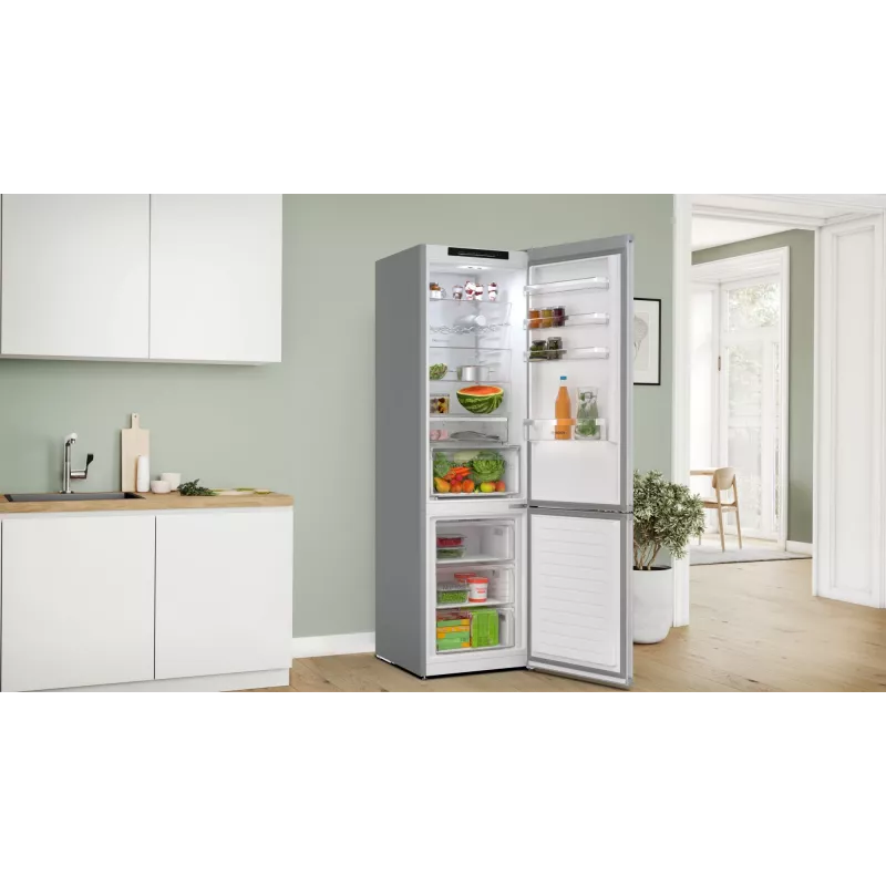 Bosch Serie 4 KGN392LAG Kühl-Gefrierkombination Freistehend 363 L Metallic
