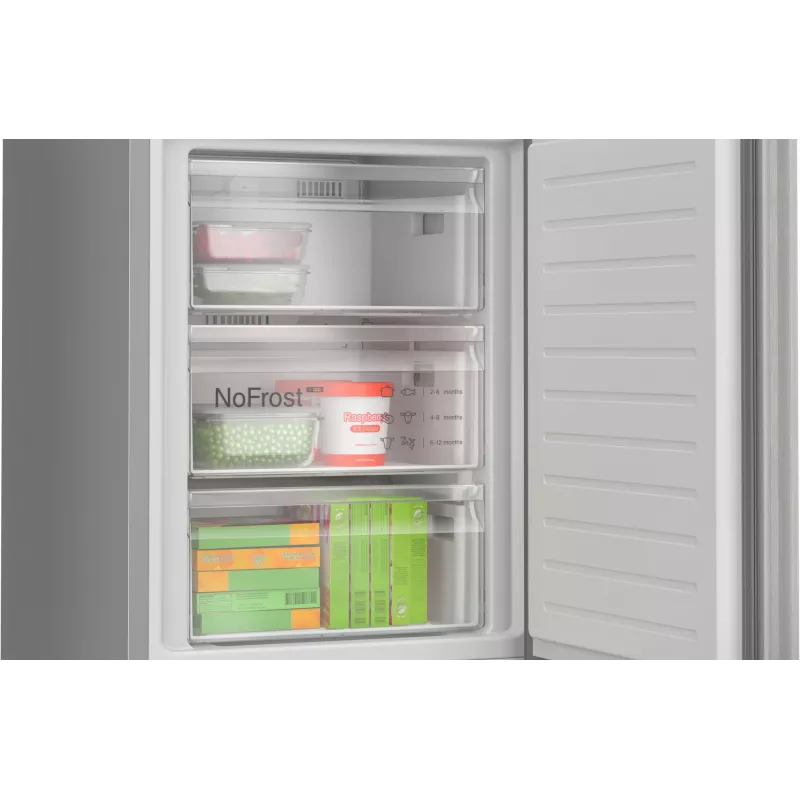Bosch Serie 4 KGN392LAG Kühl-Gefrierkombination Freistehend 363 L Metallic
