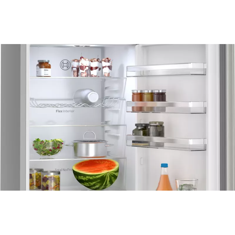 Bosch Serie 4 KGN392LAG Kühl-Gefrierkombination Freistehend 363 L Metallic