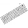 KeySonic KSK-8030 IN (DE) weiße Tastatur Industriell USB QWERTZ Deutsch