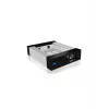 ICY BOX Carrier IB-129SSK-B Festplattengehäuse Aluminium, Schwarz 2,5/3,5 Zoll