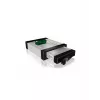 ICY BOX Carrier IB-129SSK-B Festplattengehäuse Aluminium, Schwarz 2,5/3,5 Zoll