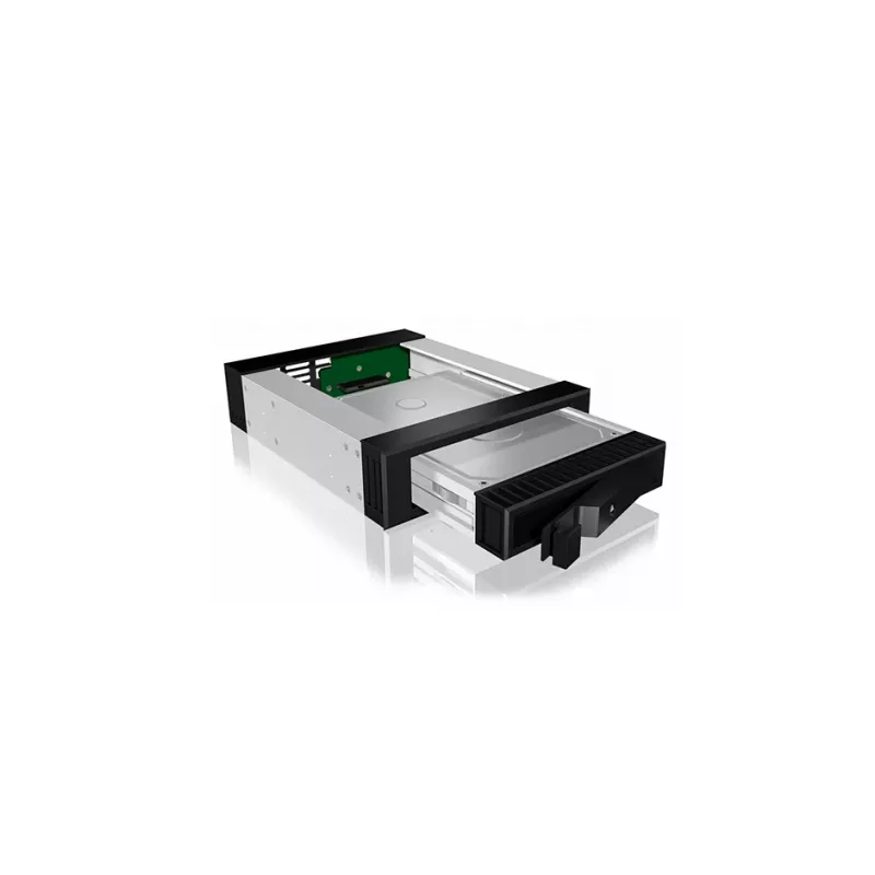 ICY BOX Carrier IB-129SSK-B Festplattengehäuse Aluminium, Schwarz 2,5/3,5 Zoll