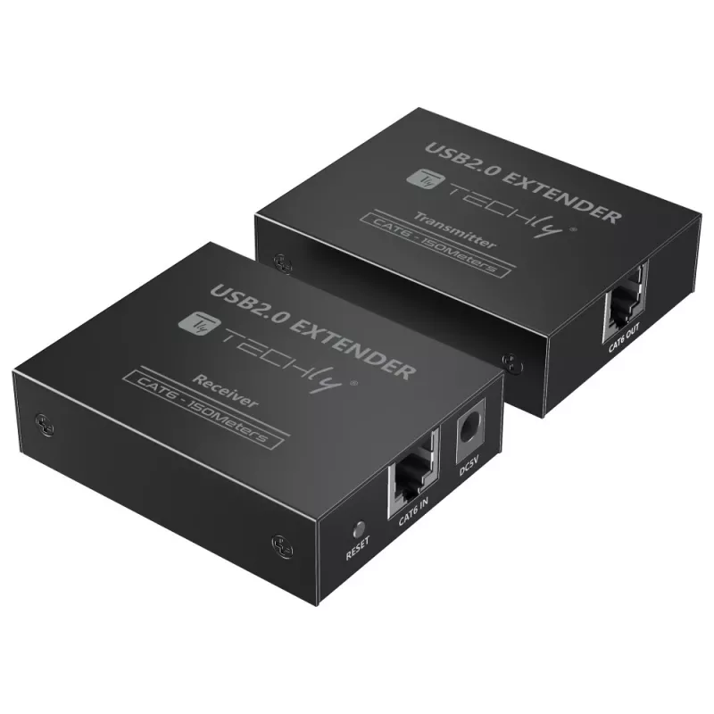 Techly IUSB-EXTEND1504P USB-Extender Sender und Empfänger