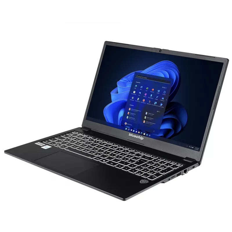 bluechip TRAVELline L15W19 Intel® Core™ 5 Prozessor 120U / bis zu 5.00 GHz, Windows 11 Pro, 15,6 inch entspiegeltes IPS-Panel, 1.920 x 1.080, 16 GB DDR5, 500 GB NVMe SSD, Intel® Wi-Fi 7, Bluetooth 5.4, Intel® Grafik, Thunderbolt™ 4 über Type-C-Port