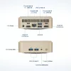 Mini PC FutureNUC Lux NUC 13i5HL – Intel Core i5-13420H, 16 GB DDR4, 512 GB SSD, Intel Iris Xe, Windows 11 Pro, Gold
