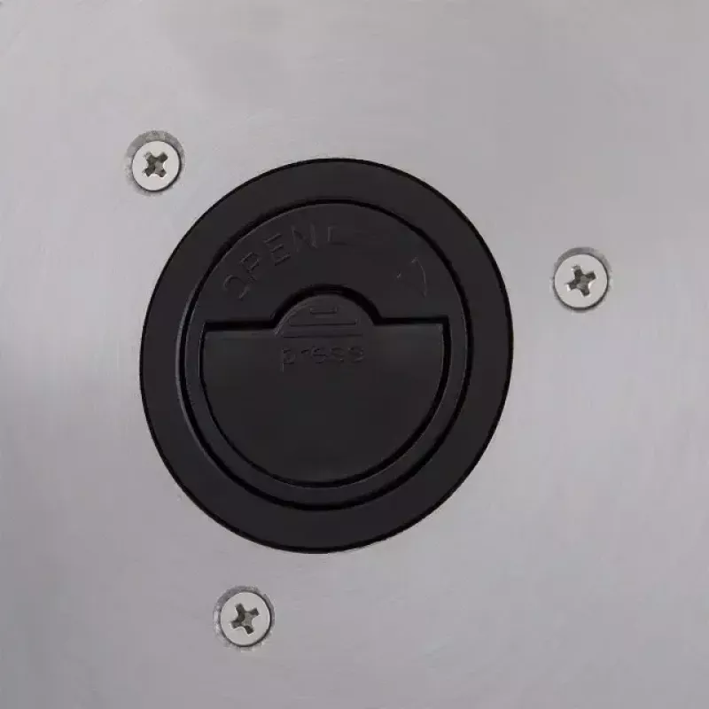 Elektrische Allesschneider HEINRICH'S HMA 8704 — kompaktes Metallgehäuse, 200 W, 1–15 mm Schnittstärke, Ø Edelstahlmesser