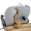 Elektrische Allesschneider HEINRICH'S HMA 8704 — kompaktes Metallgehäuse, 200 W, 1–15 mm Schnittstärke, Ø Edelstahlmesser