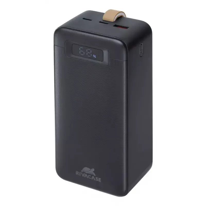 Powerbank Rivacase VA1084 Lithium-Polymer 40000 mAh, Quick Charge 3.0, 2× USB-C + 1× USB-A, Schwarz
