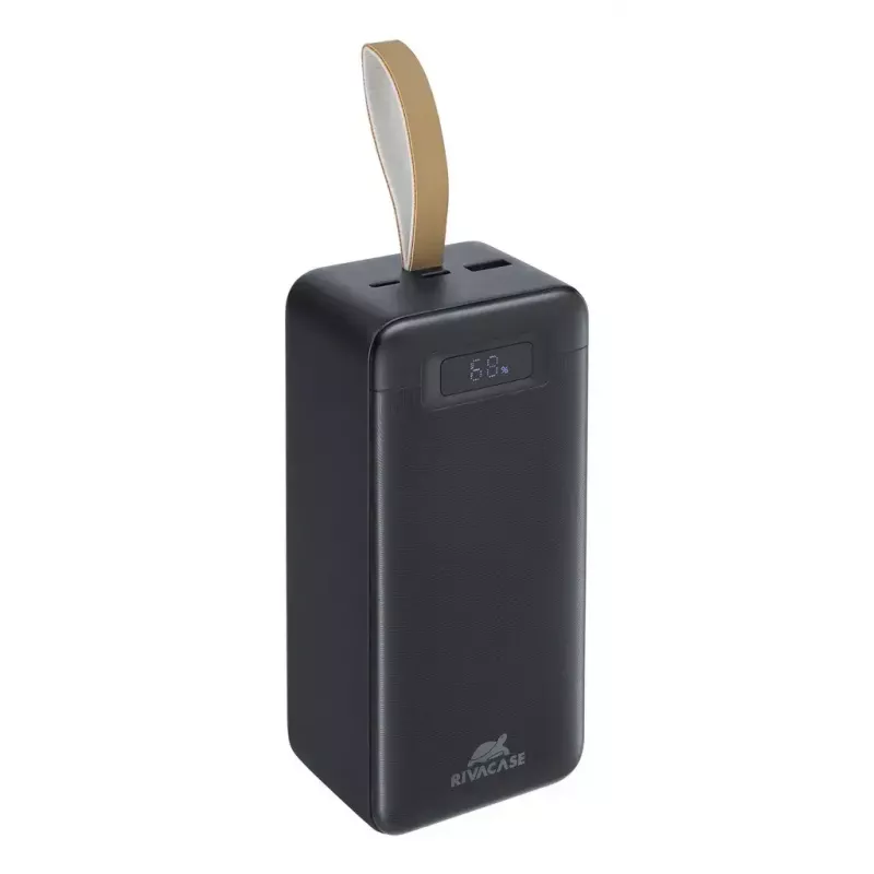 Powerbank Rivacase VA1084 Lithium-Polymer 40000 mAh, Quick Charge 3.0, 2× USB-C + 1× USB-A, Schwarz