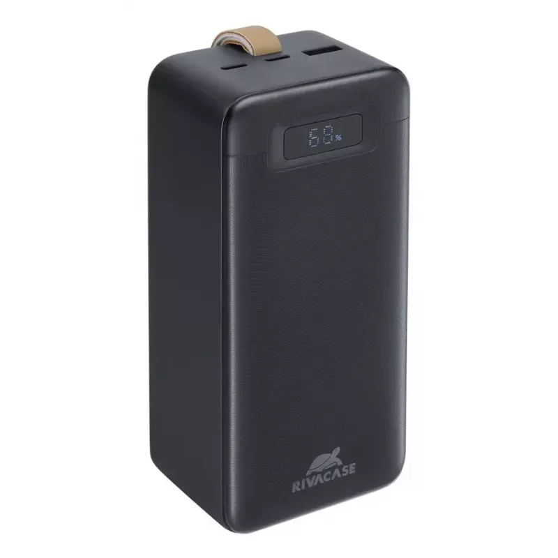 Powerbank Rivacase VA1084 Lithium-Polymer 40000 mAh, Quick Charge 3.0, 2× USB-C + 1× USB-A, Schwarz