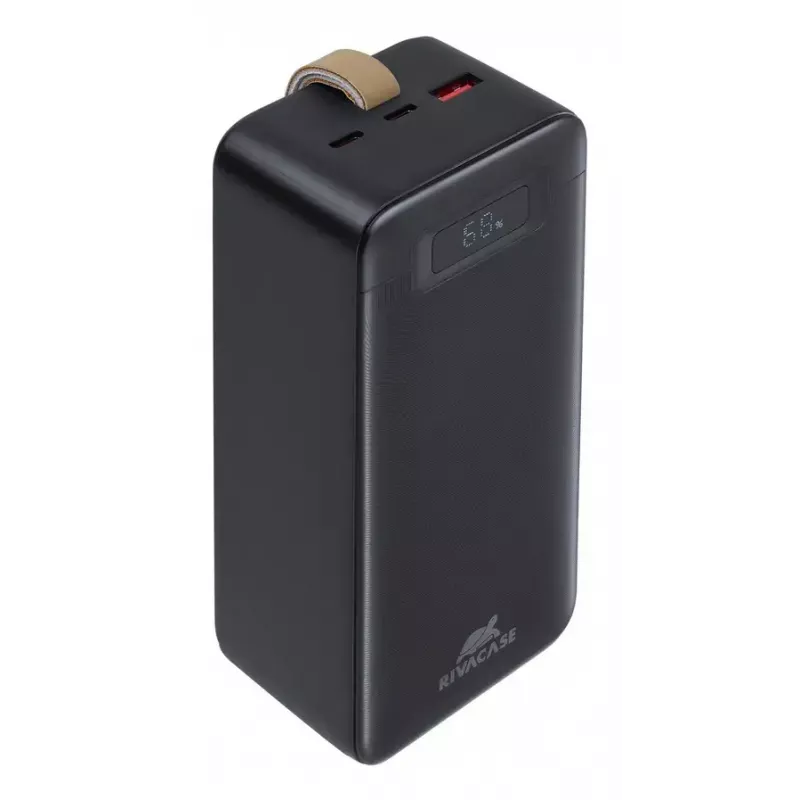 Powerbank Rivacase VA1084 Lithium-Polymer 40000 mAh, Quick Charge 3.0, 2× USB-C + 1× USB-A, Schwarz