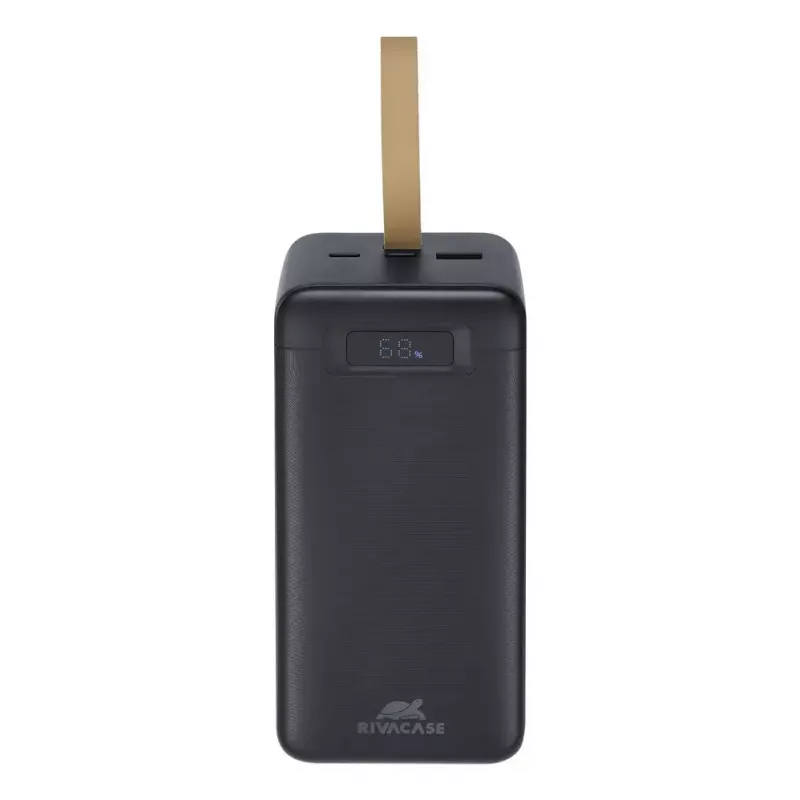Powerbank Rivacase VA1084 Lithium-Polymer 40000 mAh, Quick Charge 3.0, 2× USB-C + 1× USB-A, Schwarz