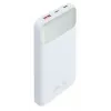Tragbare Powerbank Rivacase VA2211WH — 10000 mAh, PD 3.0, QC 3.0, 1x USB-A + 2x USB-C, 22,5 W Ausgang