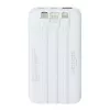Tragbare Powerbank Rivacase VA2211WH — 10000 mAh, PD 3.0, QC 3.0, 1x USB-A + 2x USB-C, 22,5 W Ausgang