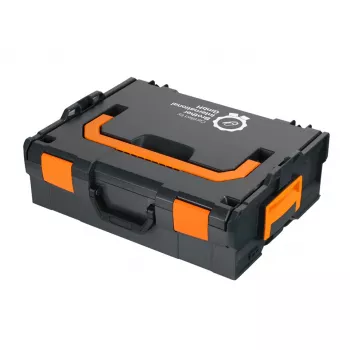 Brother ZPTOUCHLBOXXKOMPL Gerätekoffer Hartschalenkoffer Schwarz, Orange