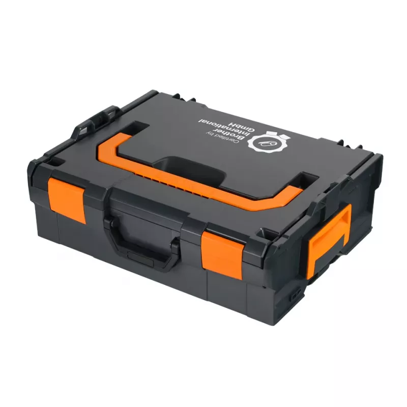 Brother ZPTOUCHLBOXXKOMPL Gerätekoffer Hartschalenkoffer Schwarz, Orange