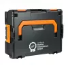 Brother ZPTOUCHLBOXXKOMPL Gerätekoffer Hartschalenkoffer Schwarz, Orange