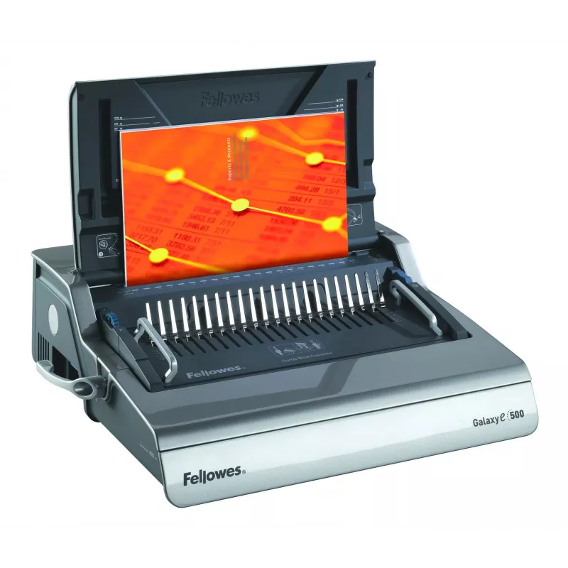 Fellowes Galaxy E Comb Bindegerät 500 Blatt Schwarz, Silber