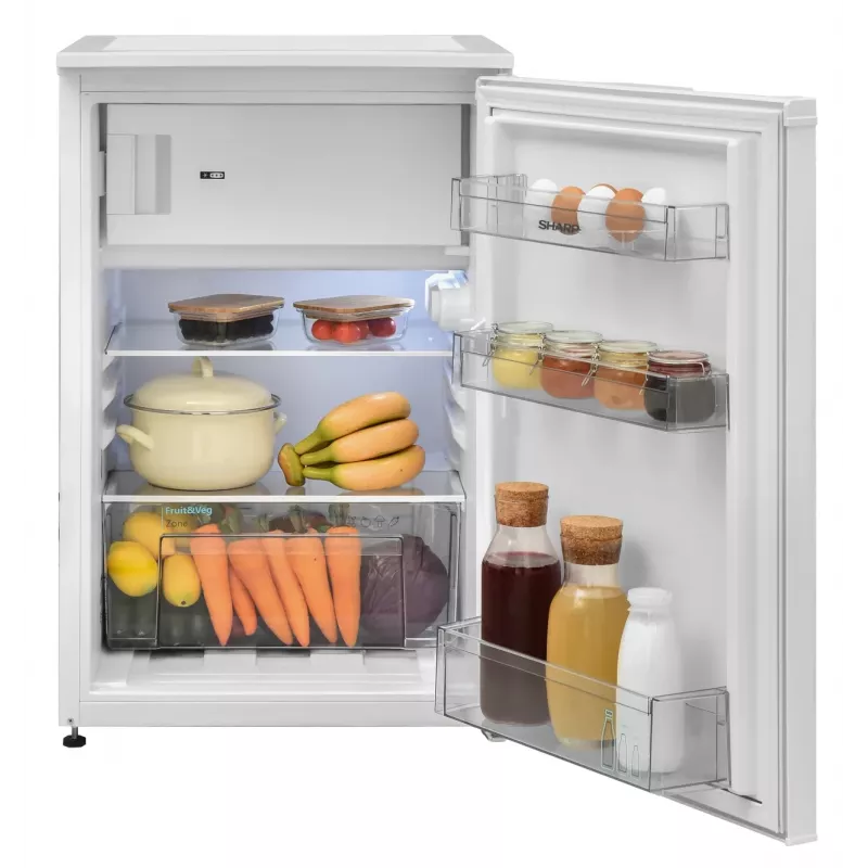 Sharp SJ-UD121T2W-EU Kühl-Gefrierkombination Freistehend 121 L Weiß