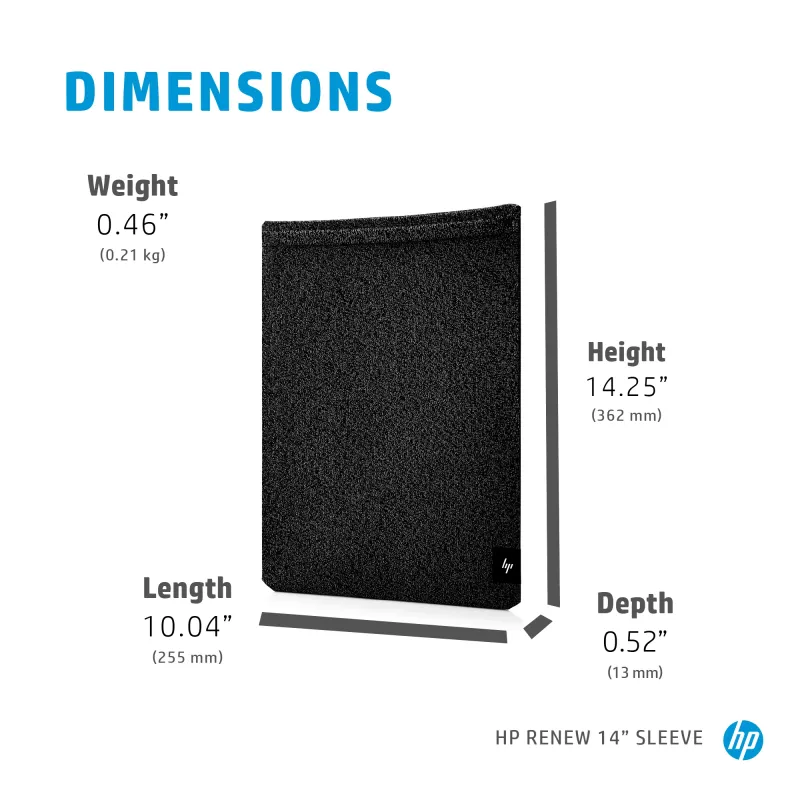 HP Renew 14 Laptop-Hülle, Hülle, 35,6 cm (14 Zoll), 210 g
