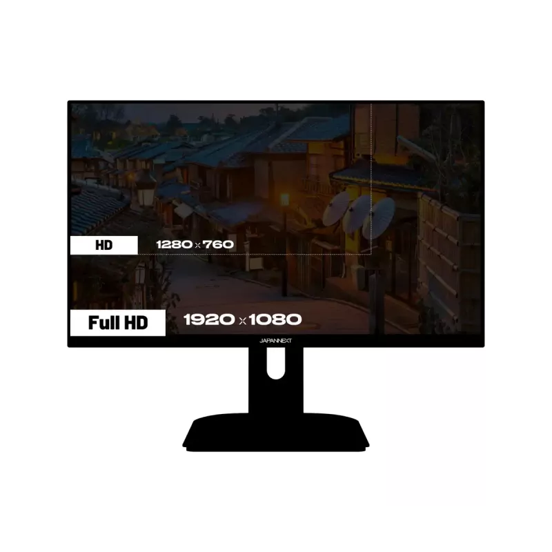 JAPANNEXT JN-I238FHD200F Computermonitor 60,5 cm (23,8 Zoll) 1920 x 1080 Pixel Full HD LCD Schwarz