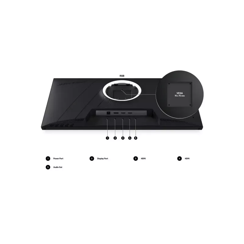 JAPANNEXT JN-I238FHD200F Computermonitor 60,5 cm (23,8 Zoll) 1920 x 1080 Pixel Full HD LCD Schwarz