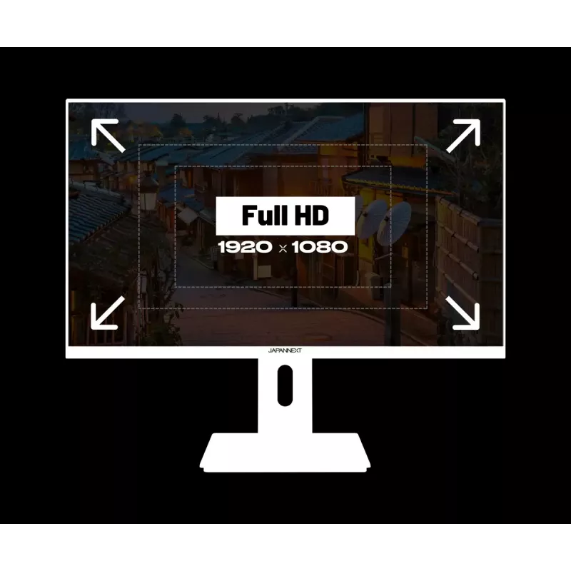 JAPANNEXT JN-I238FHD120F-HSP-W Computer-Monitor 60,5 cm (23,8 Zoll) 1920 x 1080 Pixel Full HD LCD Weiß