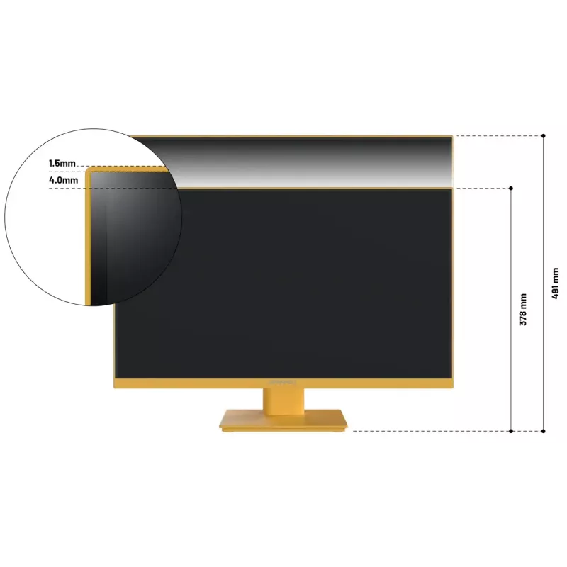JAPANNEXT JN-I238FHD120F-HSP-YE Computer-Monitor 60,5 cm (23,8 Zoll) 1920 x 1080 Pixel Full HD LCD Gelb
