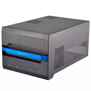 PC-Gehäuse Silverstone Sugo SG12 Desktop Schwarz
