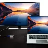 ATEN USB-C-auf-VGA-Adapter, USB Typ-C, VGA (D-Sub), Stecker, Buchse, Gerade, Gerade