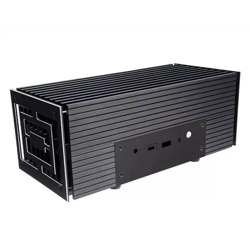 PC-Gehäuse Akasa A-NUC52-M1B Cube Schwarz