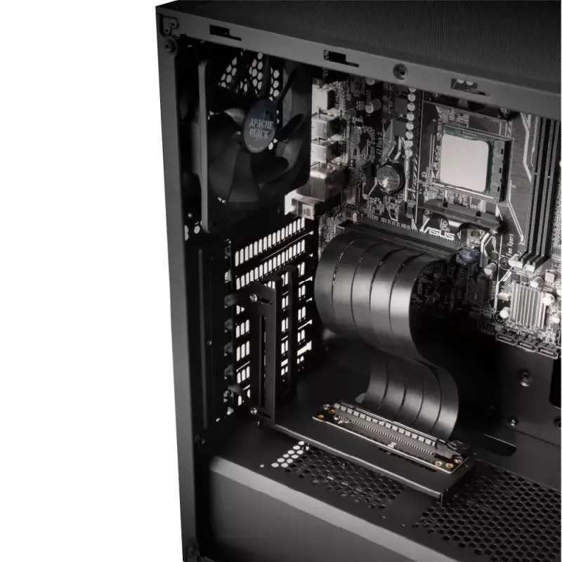 Vertikaler GPU-Halter Akasa RISER Schwarz PRO