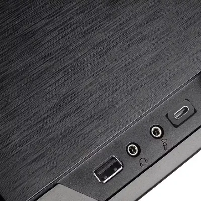 PC-Gehäuse Silverstone GD09B-C HTPC Schwarz