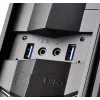 PC-Gehäuse Silverstone RVZ02 Small Form Factor Schwarz, Silber
