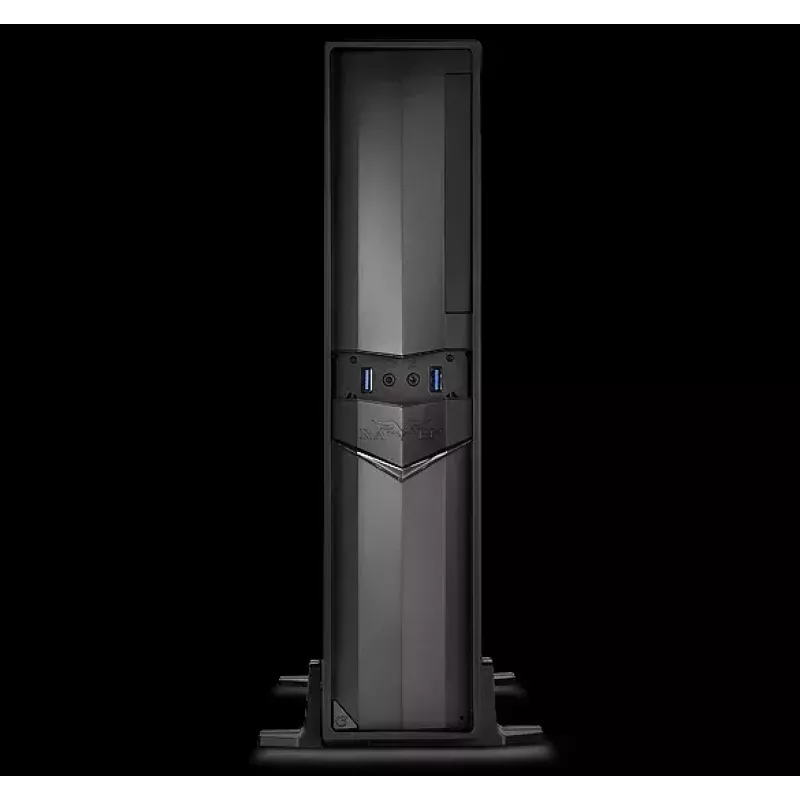 PC-Gehäuse Silverstone RVZ02 Small Form Factor Schwarz, Silber