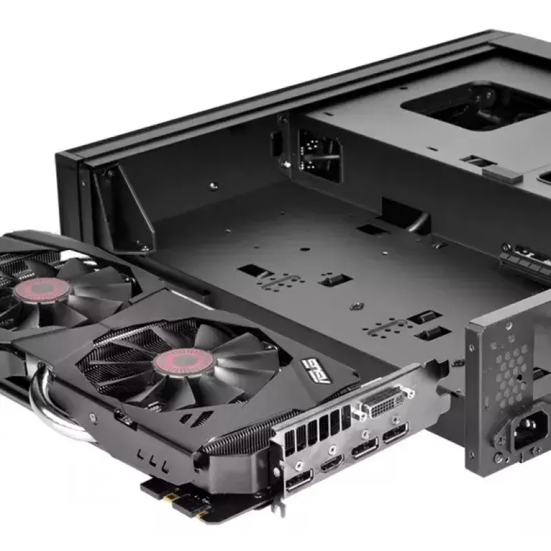PC-Gehäuse Silverstone RVZ02 Small Form Factor Schwarz, Silber