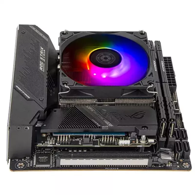 Lüfter Silverstone Hydrogon H90 ARGB 9,2 cm Schwarz 500-2600 RPM