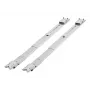 Silverstone SST-RMS08-20 Rack-Montageablage Maximales Gewicht 45 kg Stahl Silber